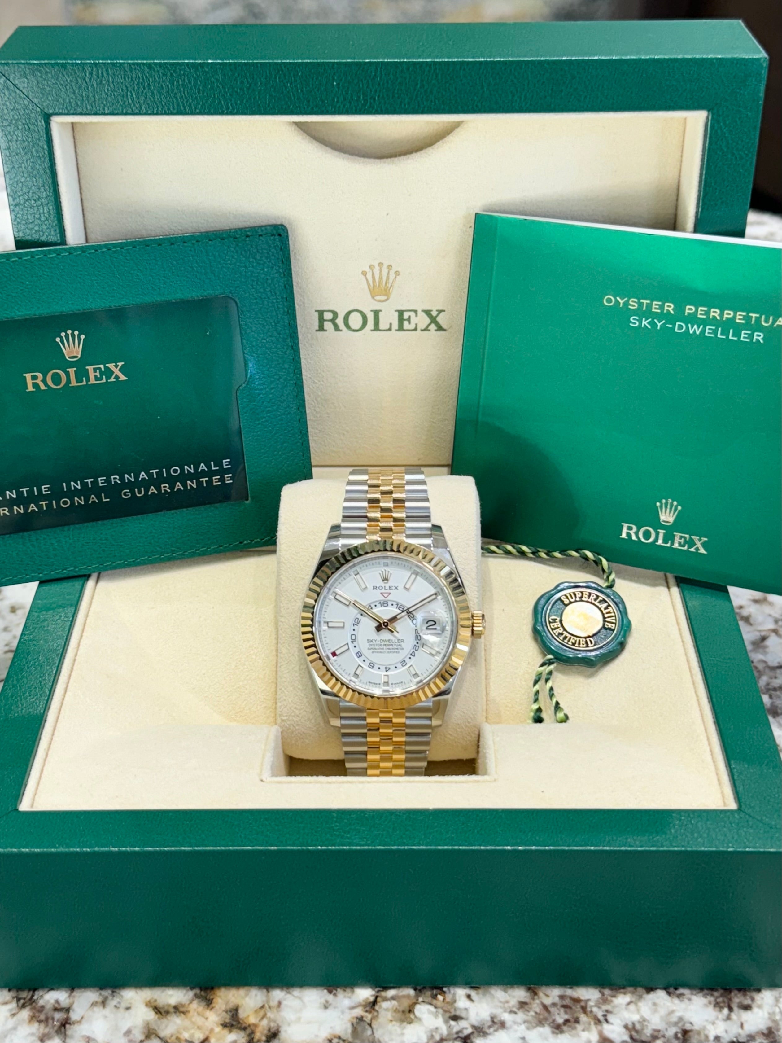 Rolex Sky-Dweller 42 336933 White Dial Watch