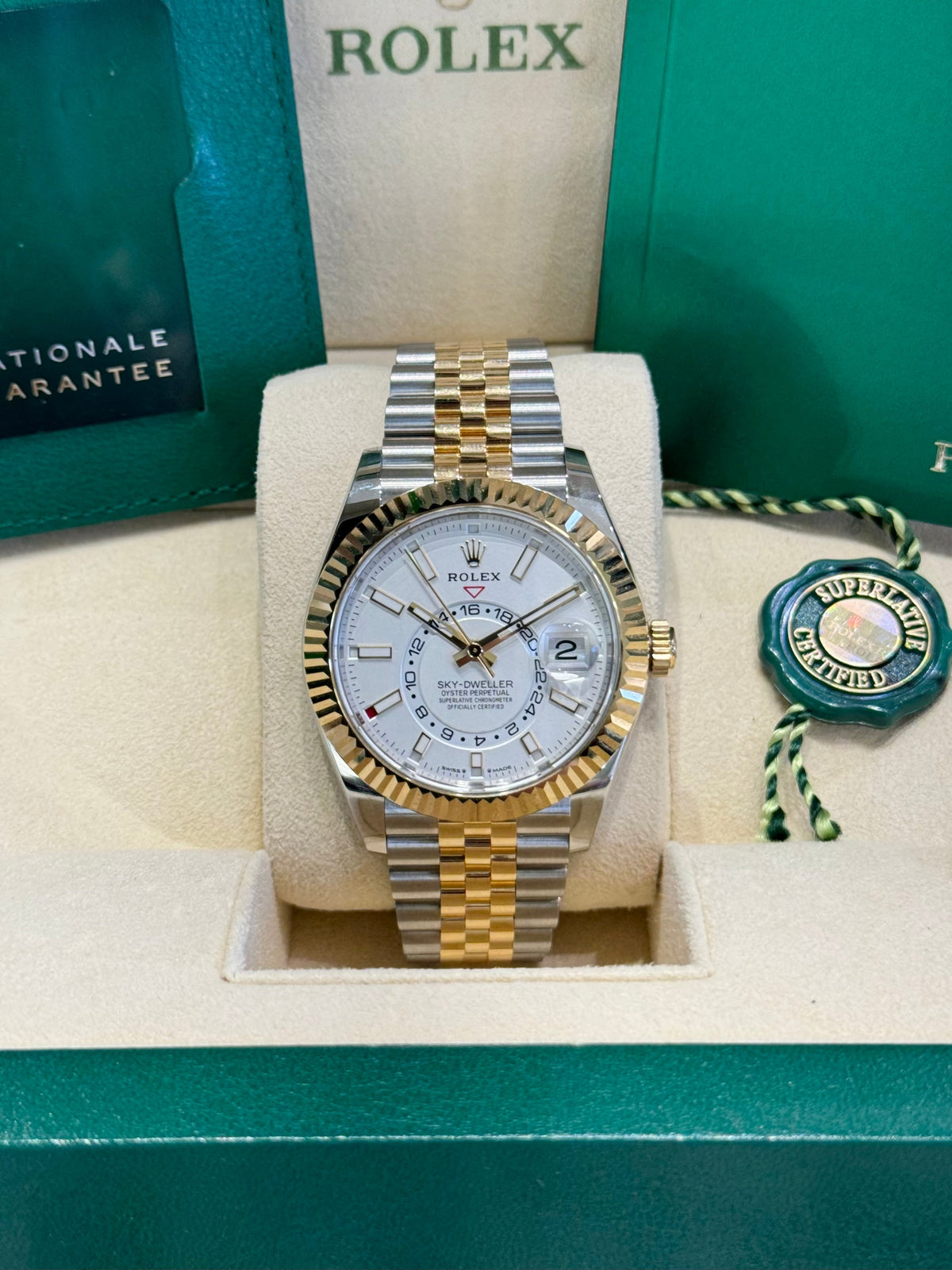 Rolex Sky-Dweller 42 336933 White Dial Watch