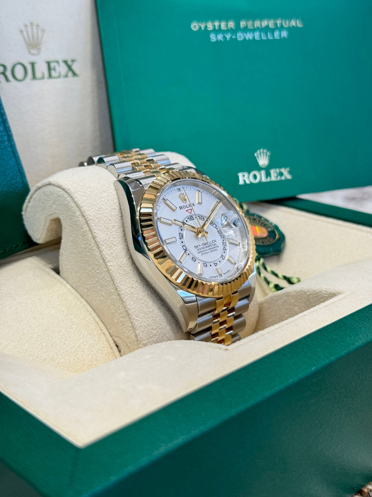 Rolex Sky-Dweller 42 336933 White Dial Watch