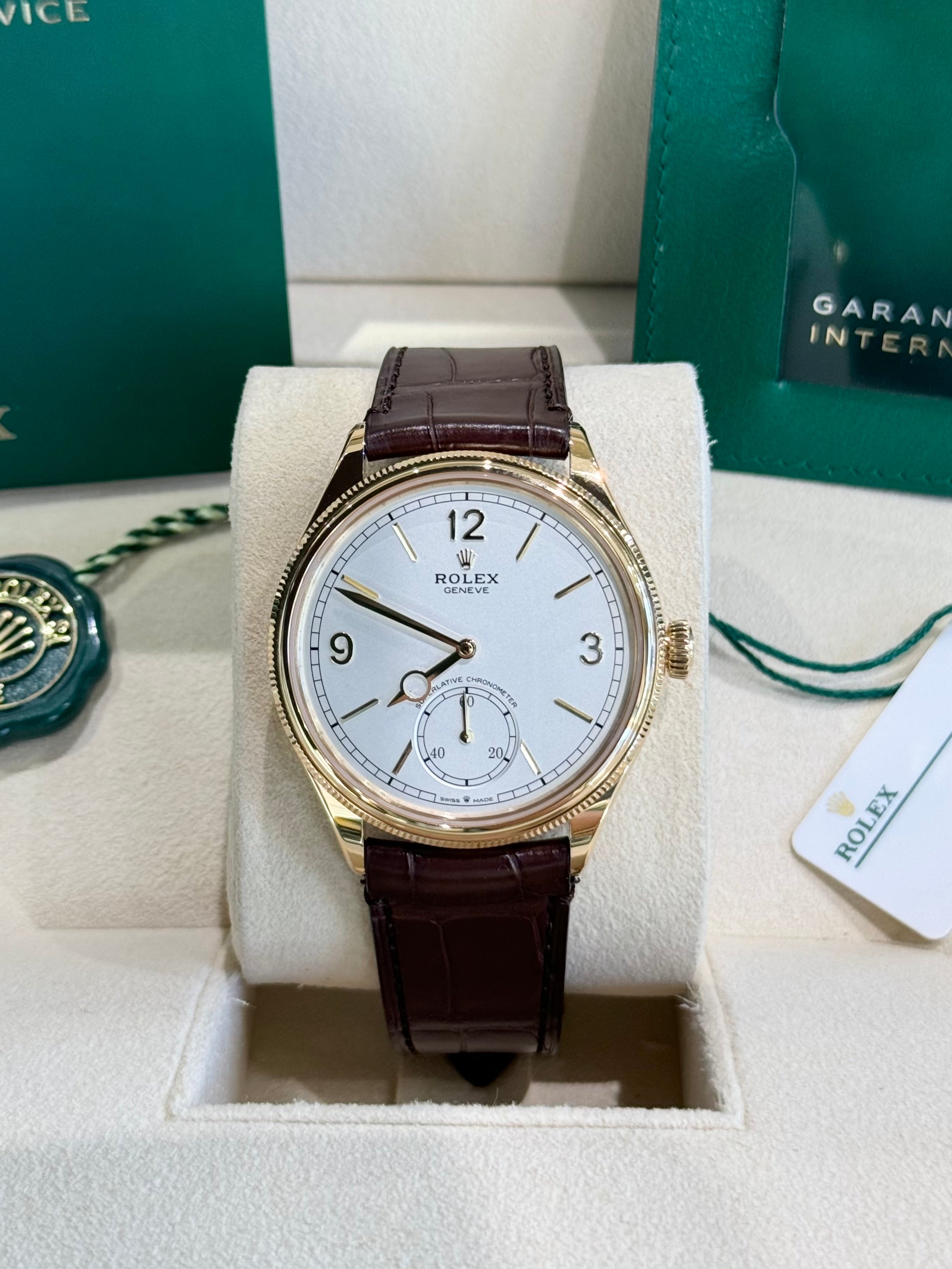 Rolex 1908 39 52508 White Dial Watch