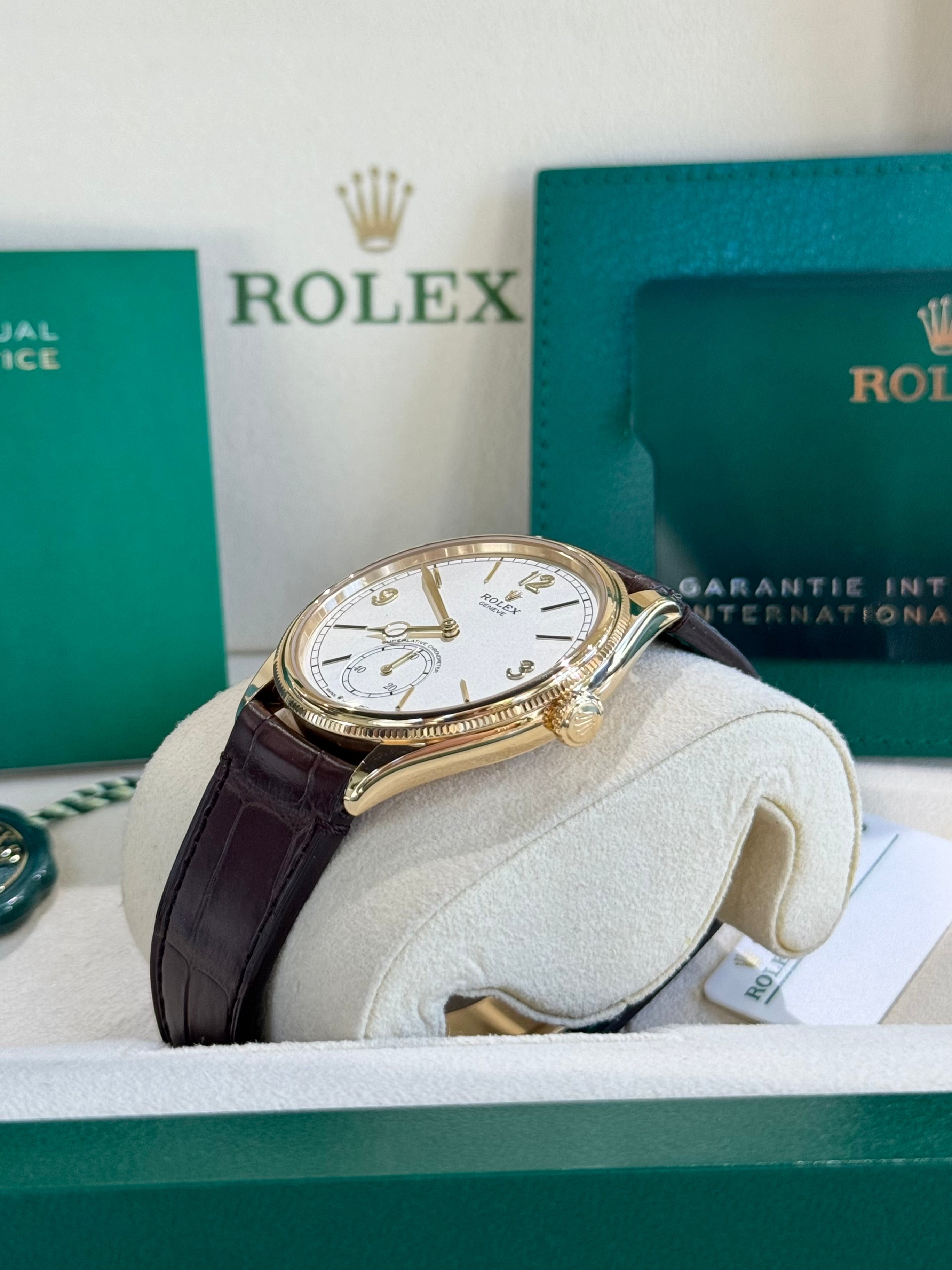 Rolex 1908 39 52508 White Dial Watch