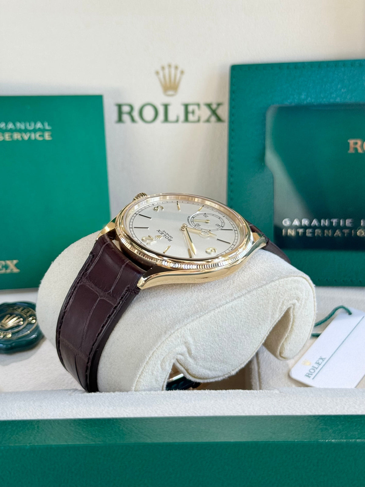 Rolex 1908 39 52508 White Dial Watch