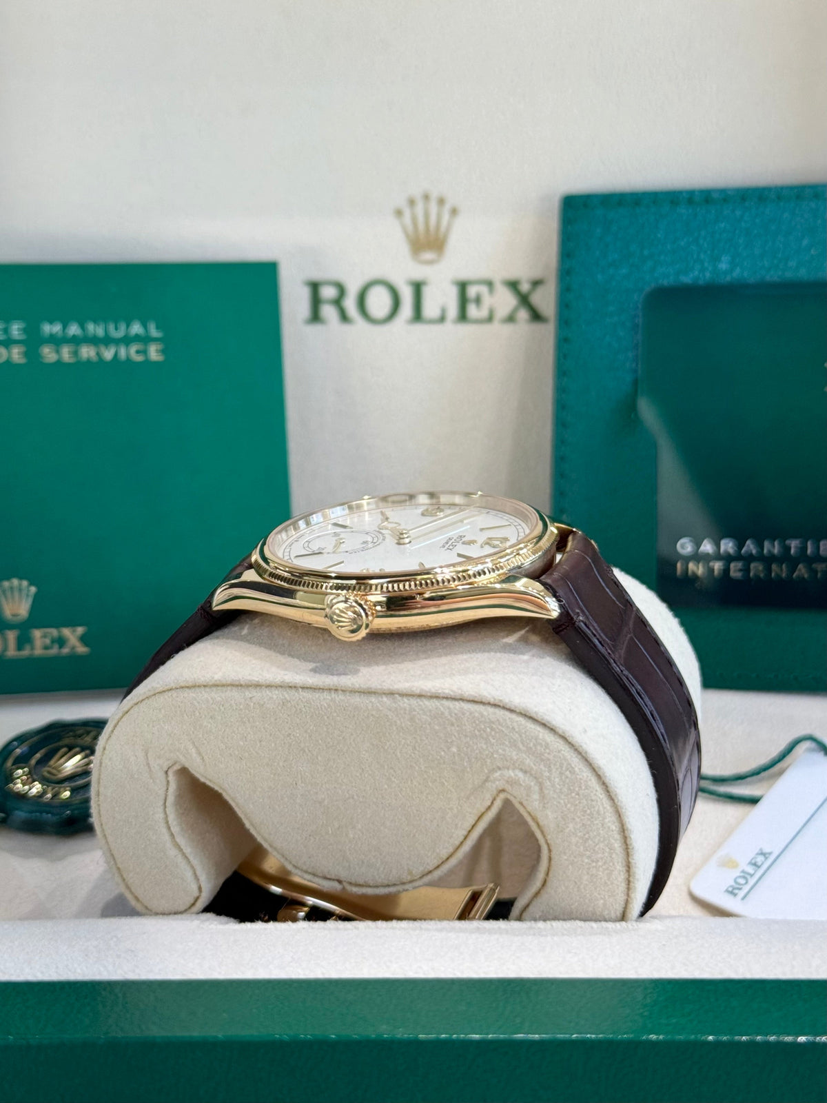 Rolex 1908 39 52508 White Dial Watch