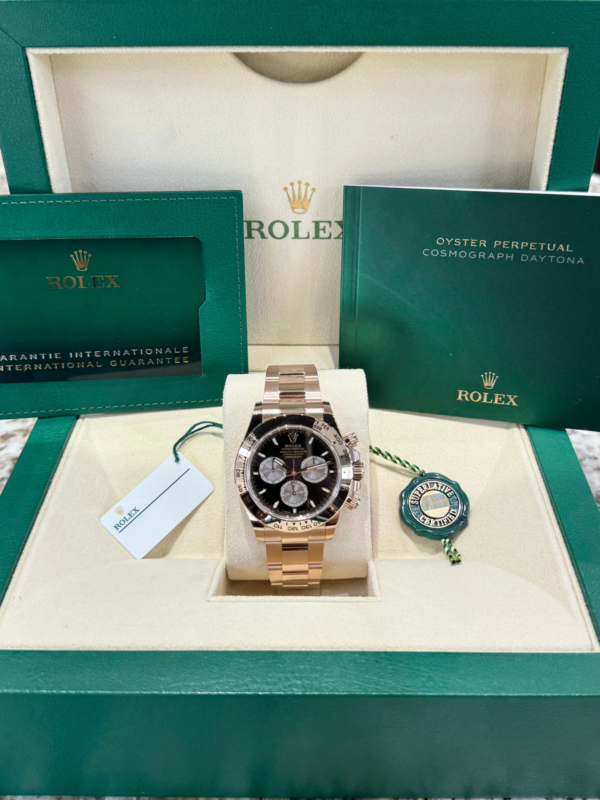Rolex Daytona 40 126505 Black Dial Watch