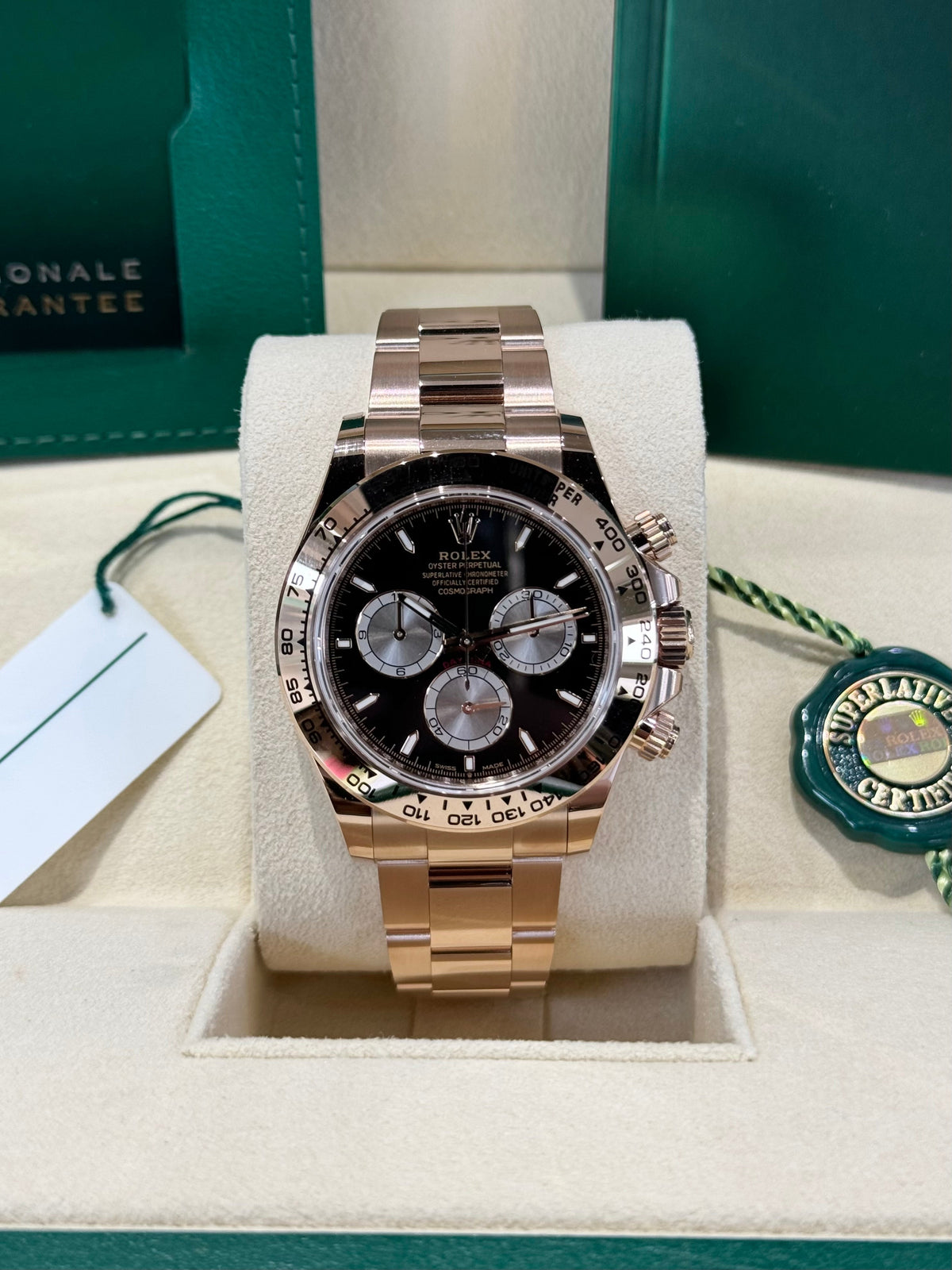 Rolex Daytona 40 126505 Black Dial Watch