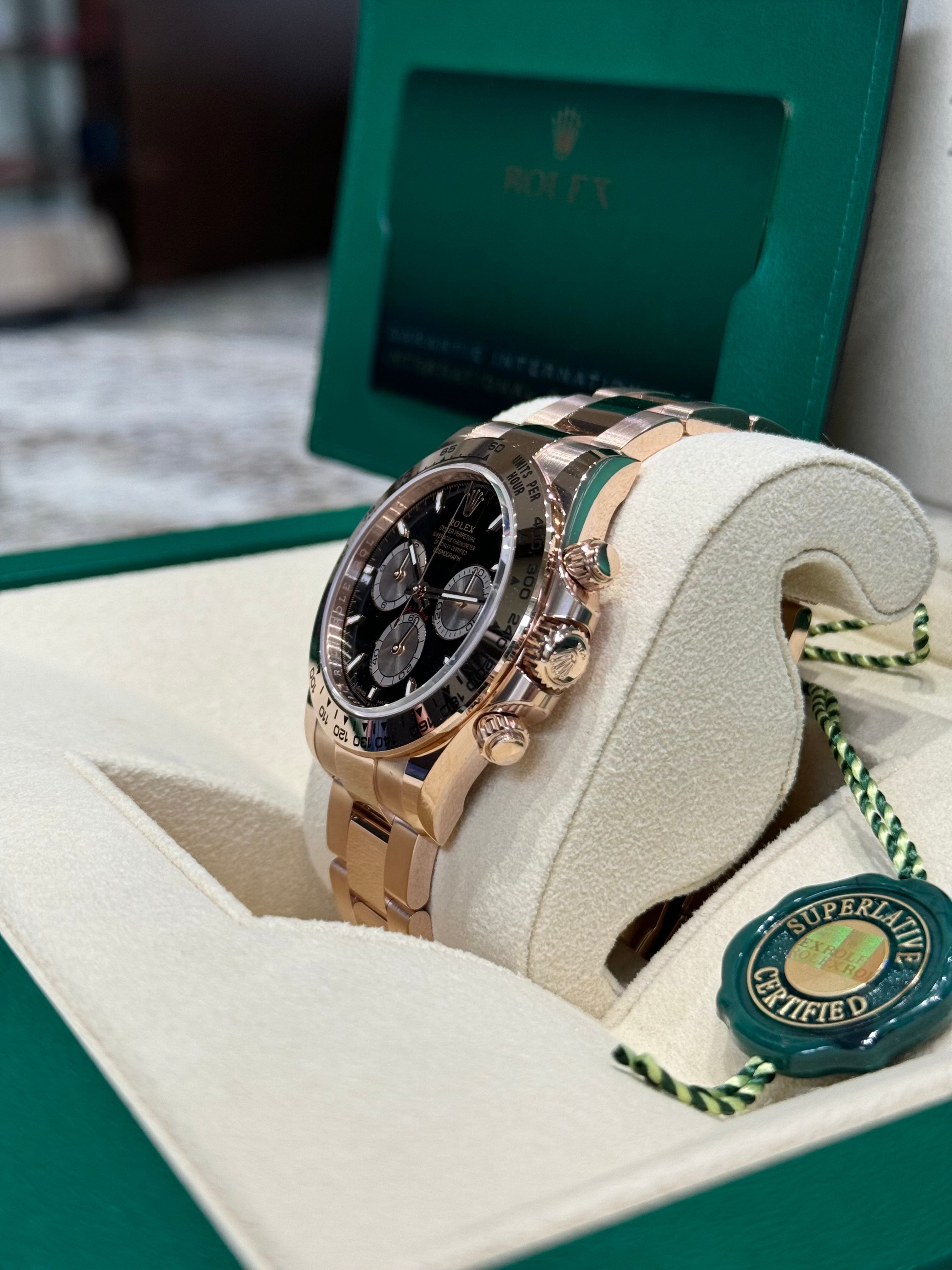 Rolex Daytona 40 126505 Black Dial Watch