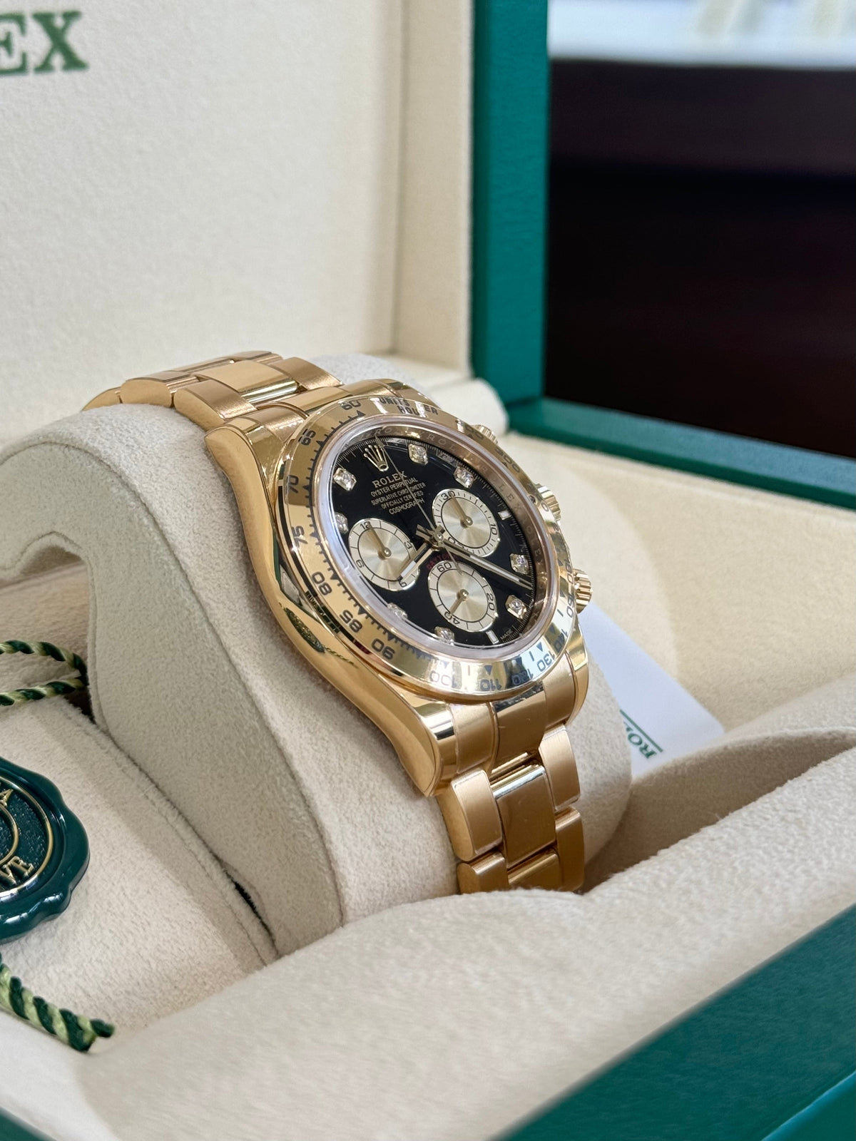 Rolex Daytona 40 126508 Black Diamond Dial Watch