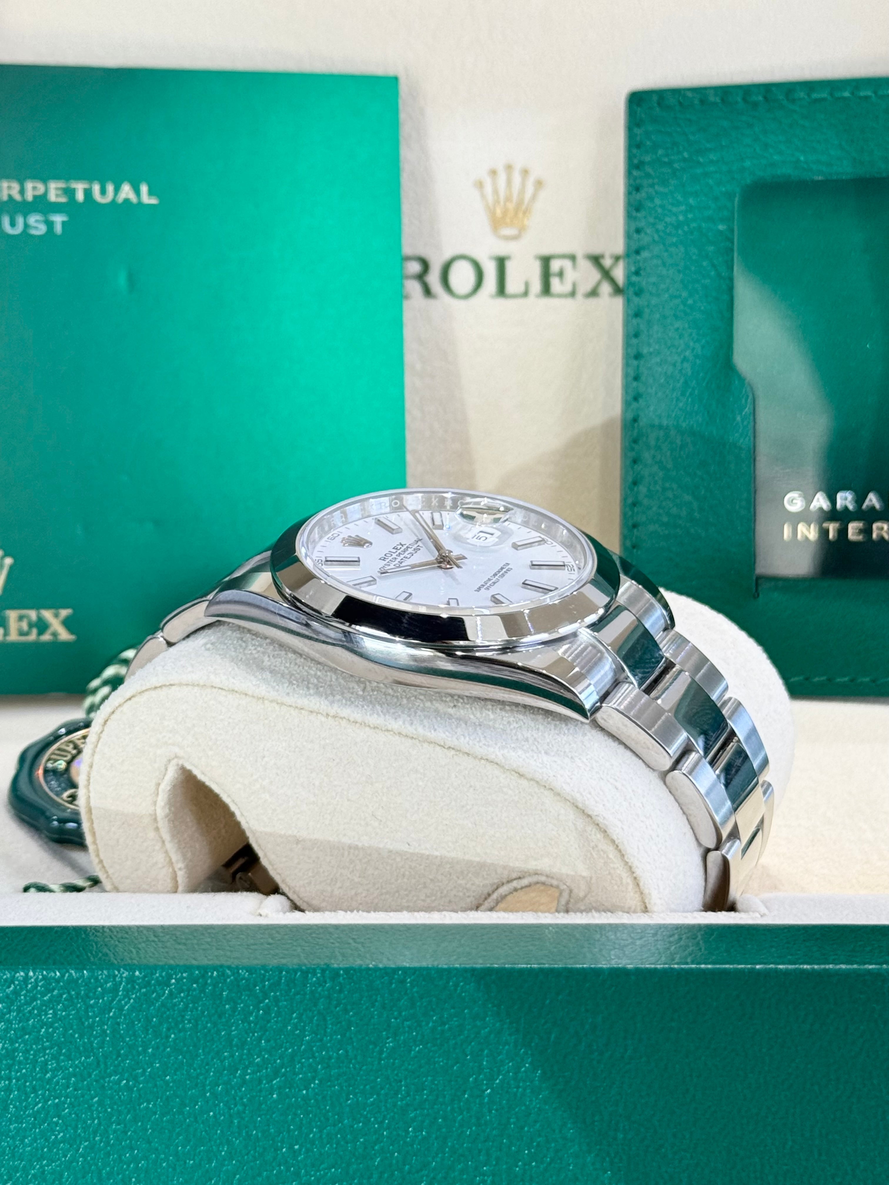 Rolex Datejust 41 126300 White Dial Watch