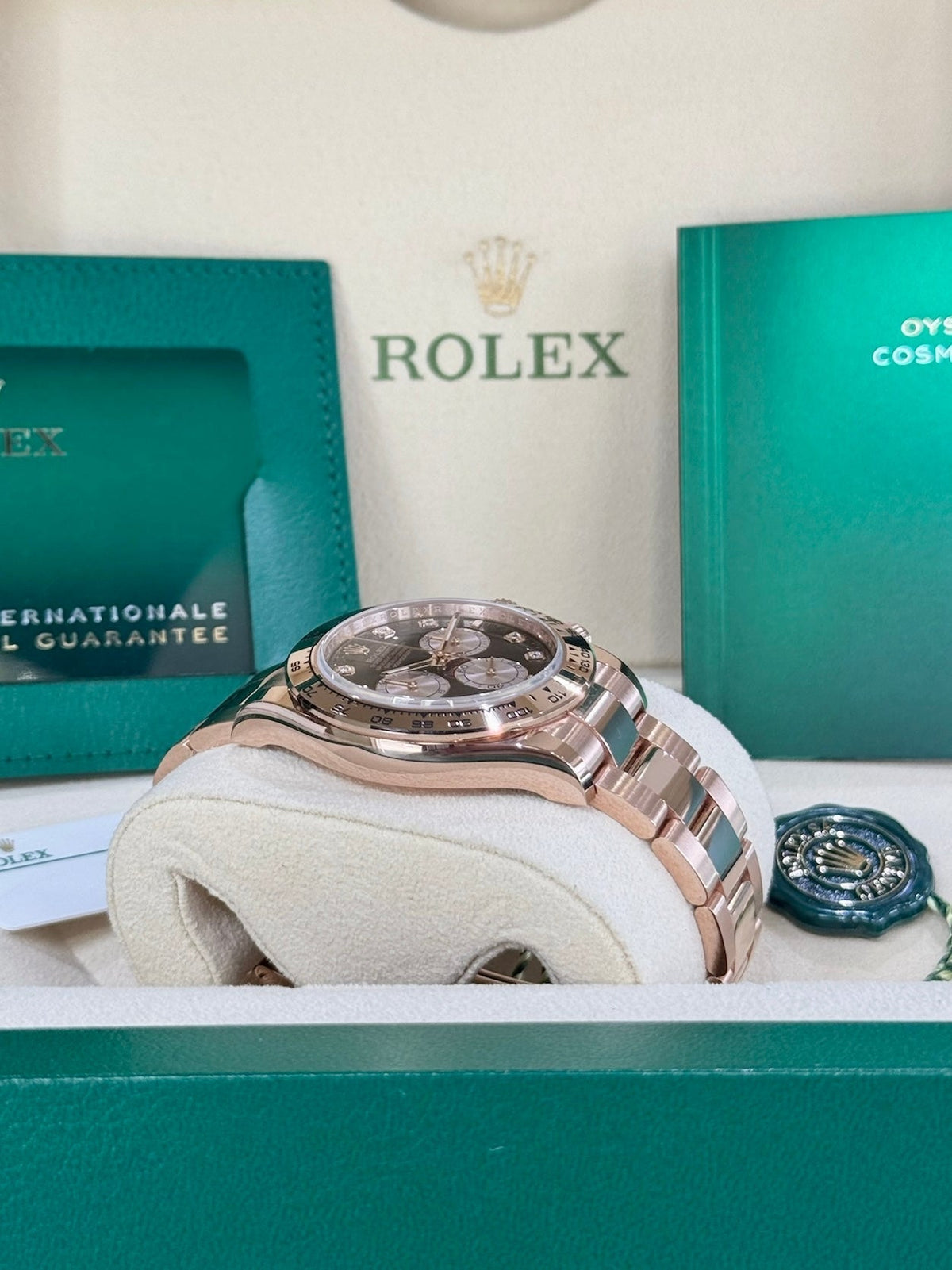 Rolex Daytona 40 126505 Black Diamond Dial Watch