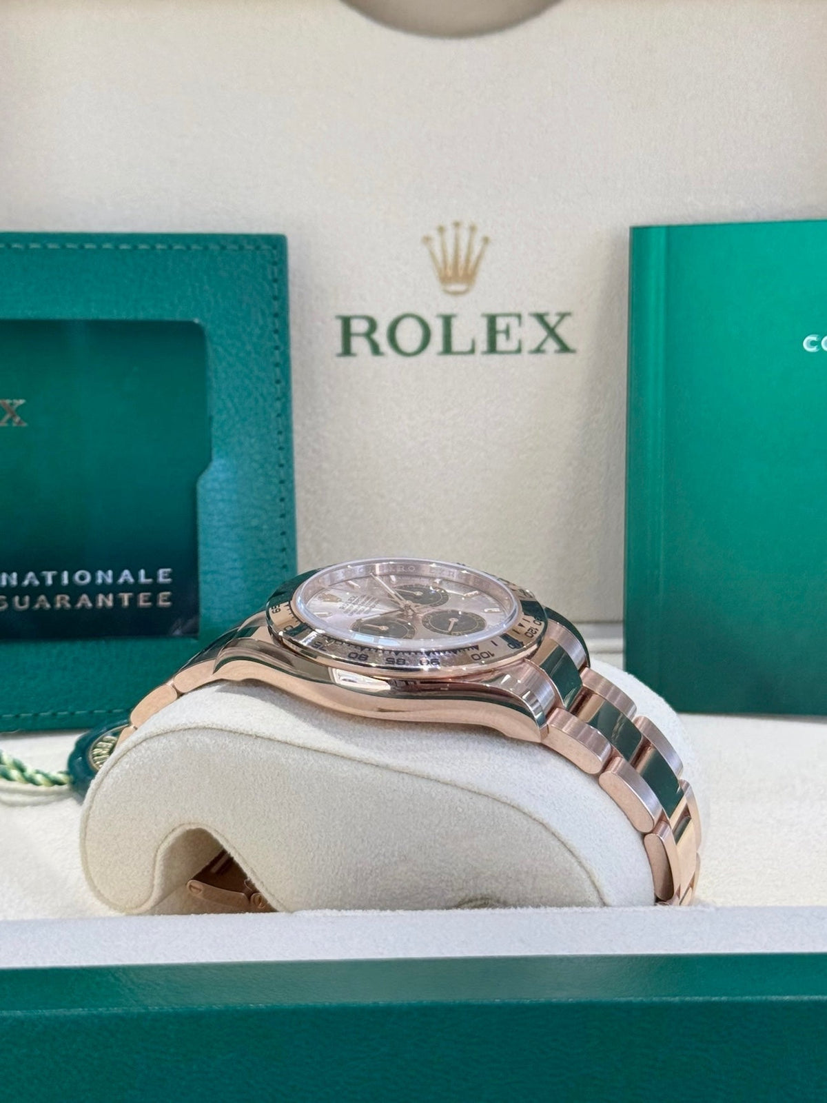 Rolex Daytona 40 126505 Sundust Black Dial Watch