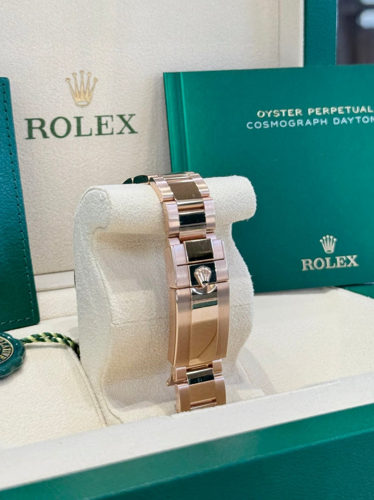 Rolex Daytona 40 126505 Sundust Black Dial Watch