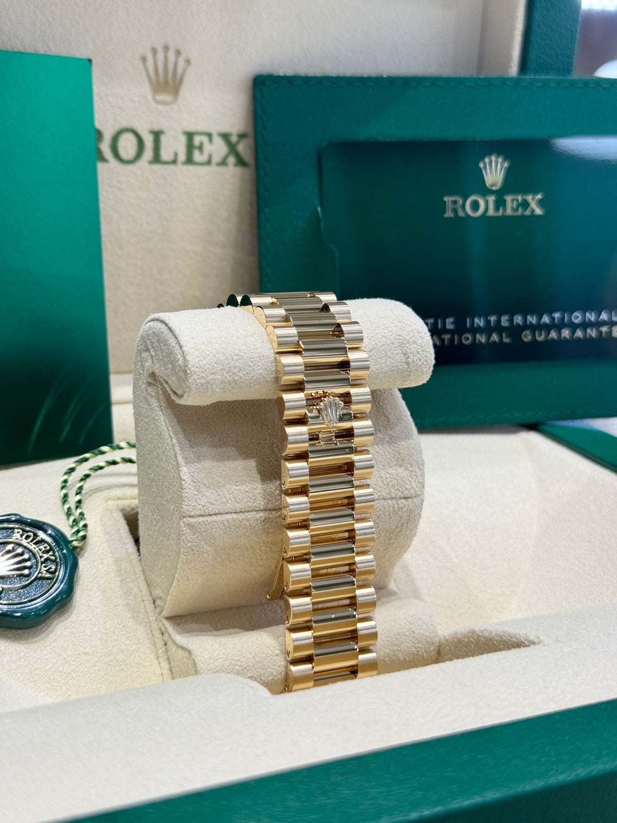Rolex Day-Date 40 228238 Green Dial Watch