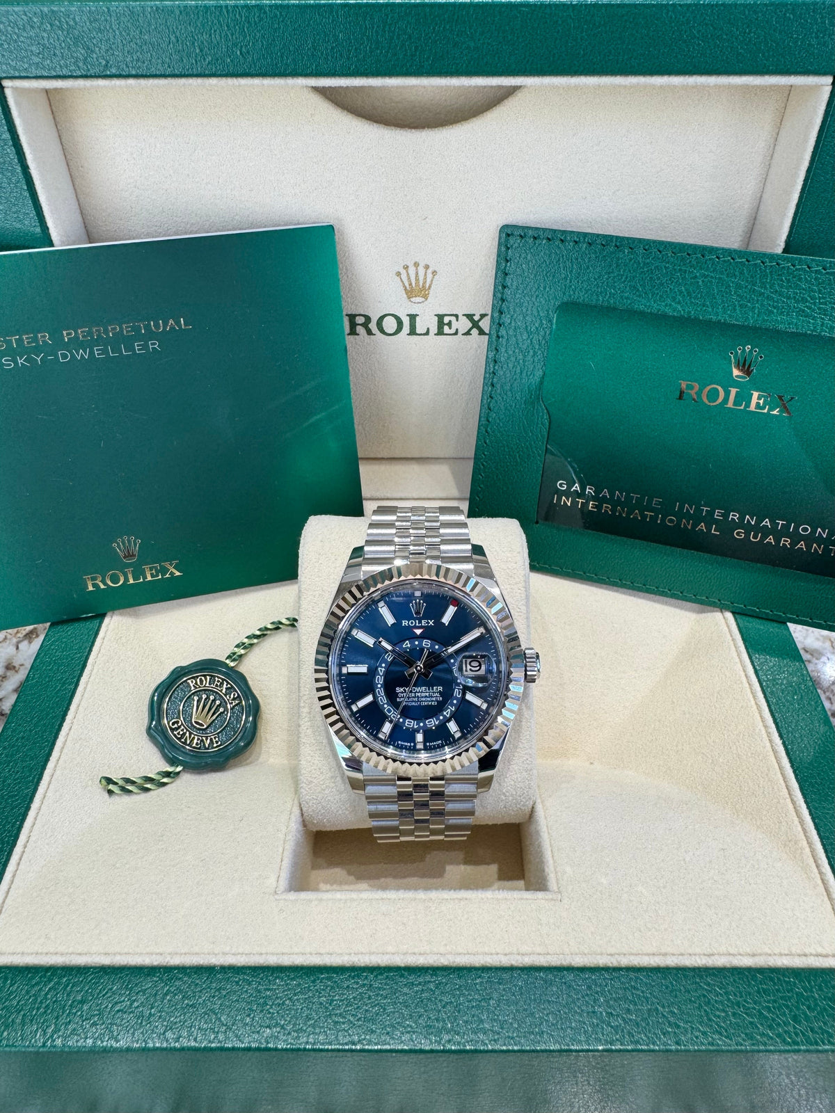 Rolex Sky-Dweller 42 336934 Blue Dial Watch
