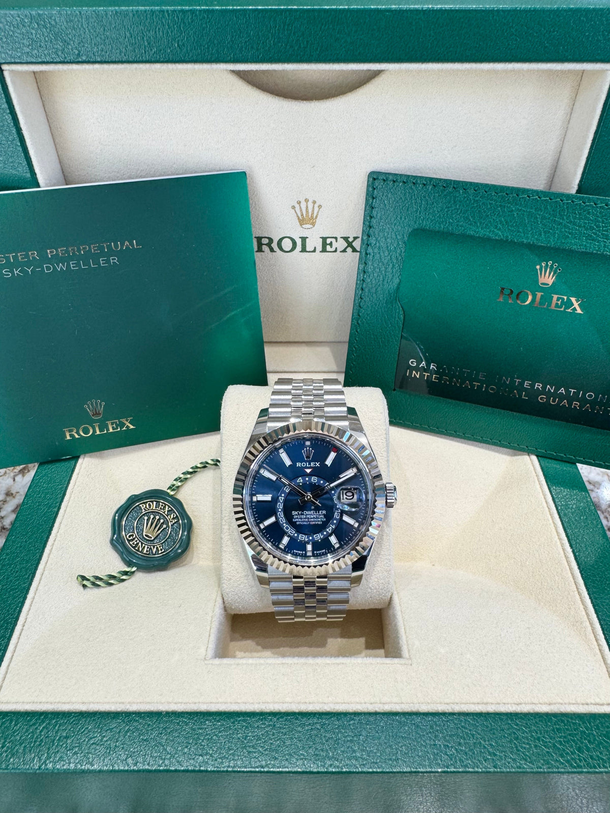 Rolex Sky-Dweller 42 336934 Blue Dial Watch