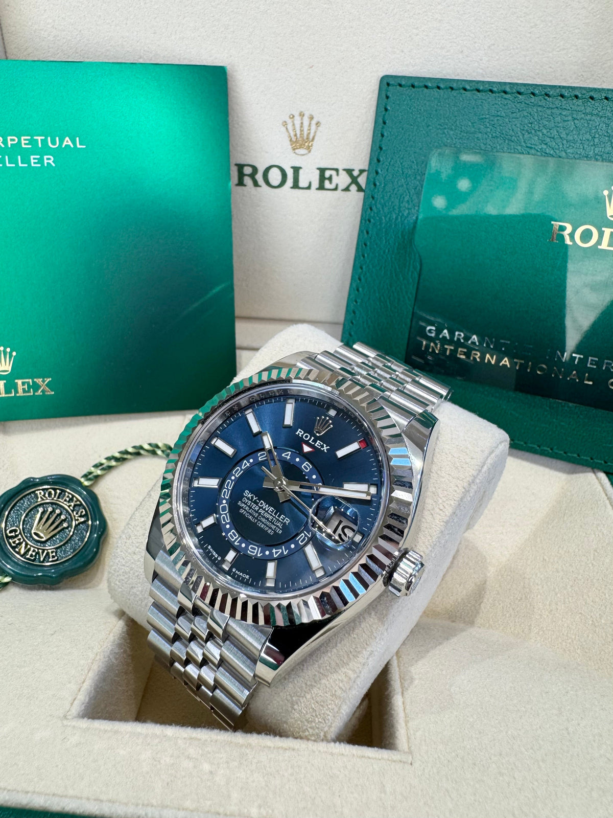 Rolex Sky-Dweller 42 336934 Blue Dial Watch