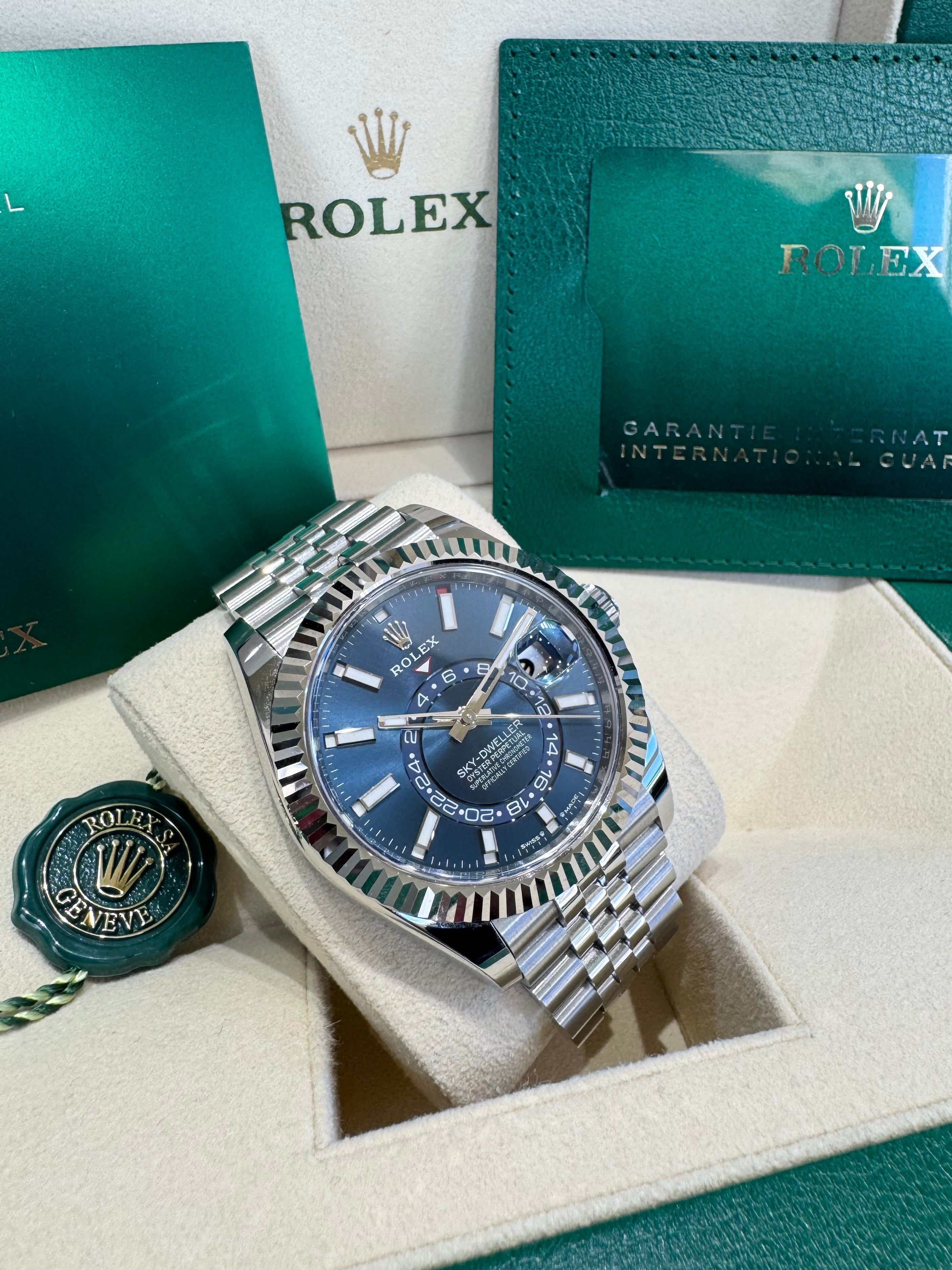 Rolex Sky-Dweller 42 336934 Blue Dial Watch