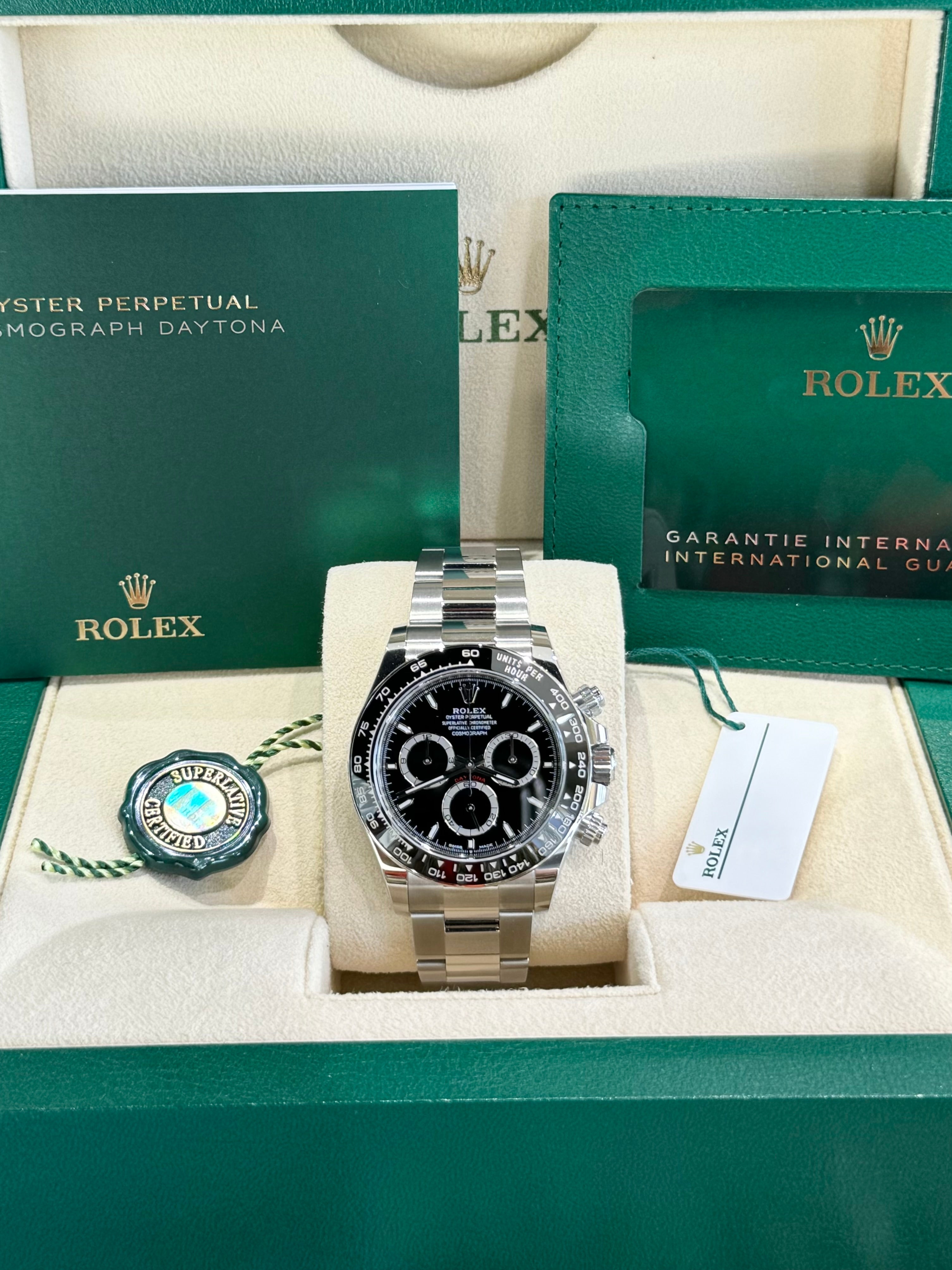 Rolex Daytona 40 126500 Black Dial Watch