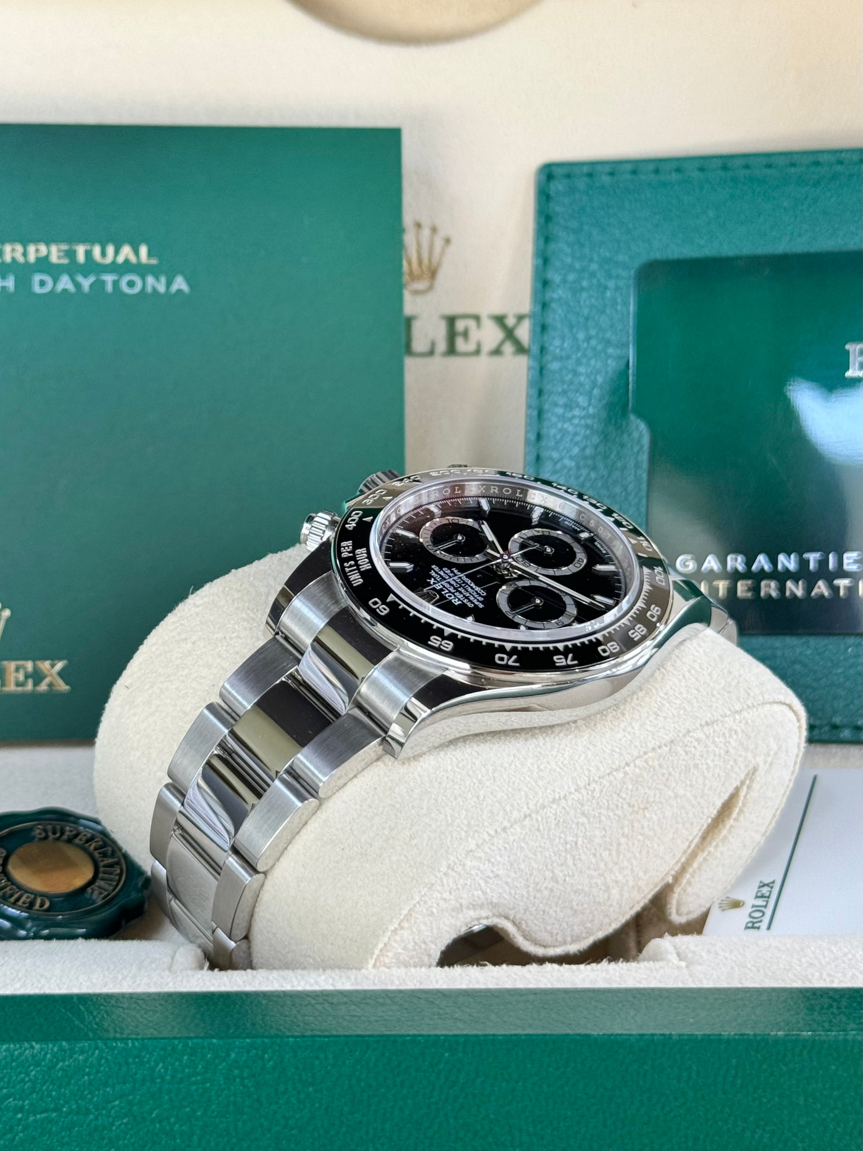 Rolex Daytona 40 126500 Black Dial Watch