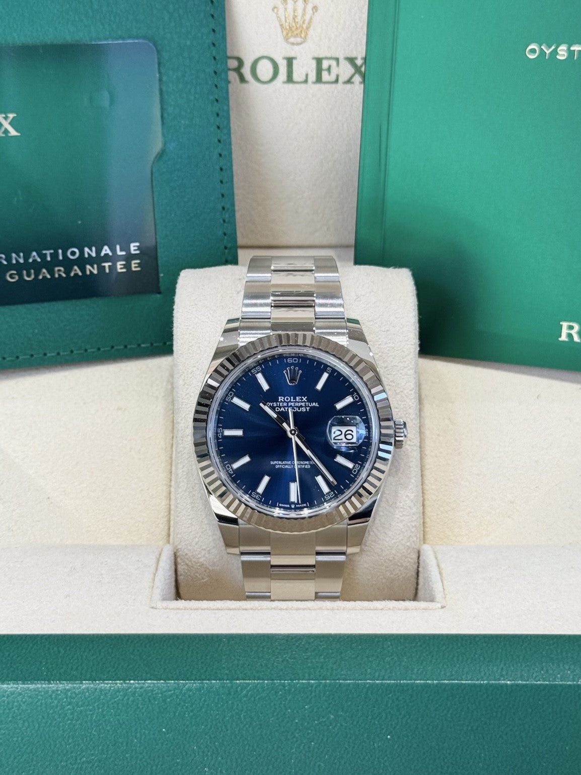 Rolex Datejust 41 126334 Blue Dial Watch