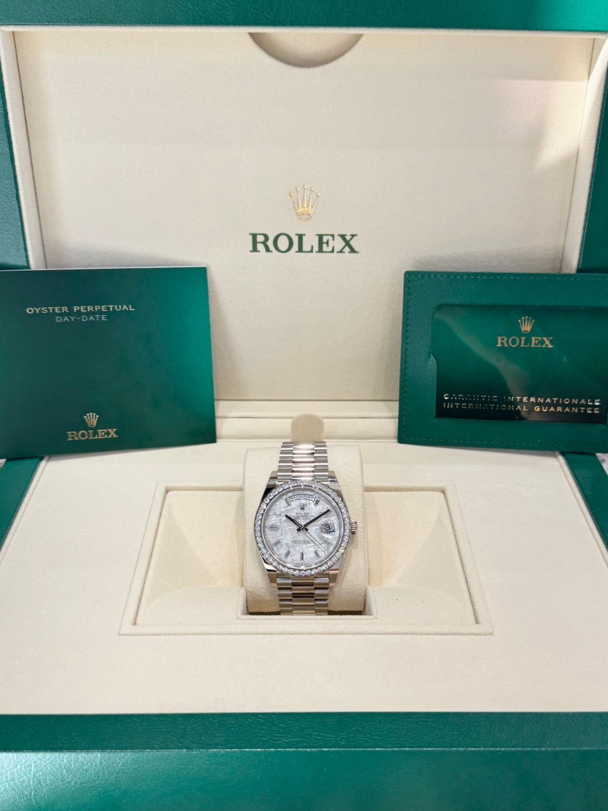 Rolex Day-Date 40 228349RBR Meteorite Dial Watch