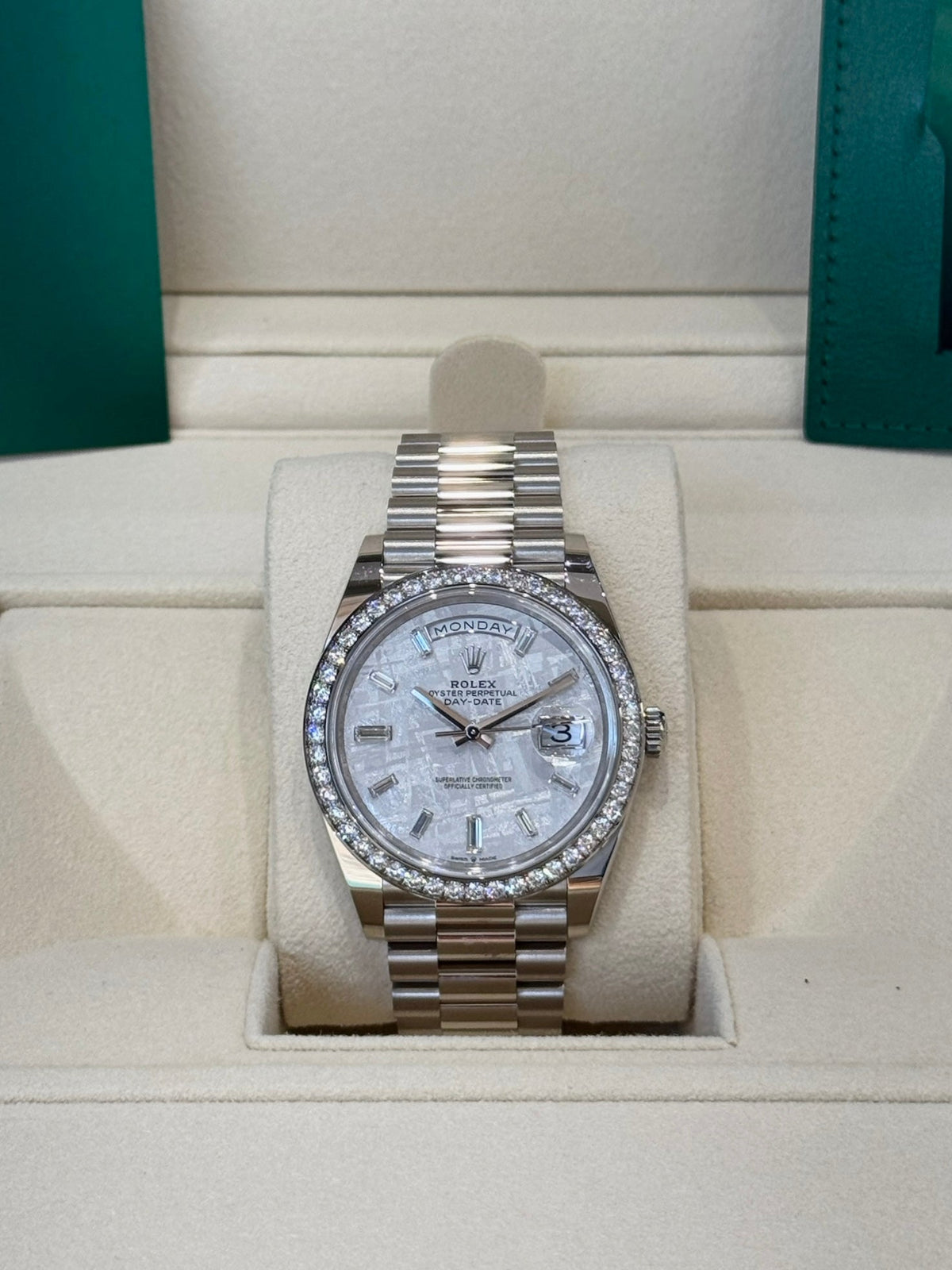 Rolex Day-Date 40 228349RBR Meteorite Dial Watch