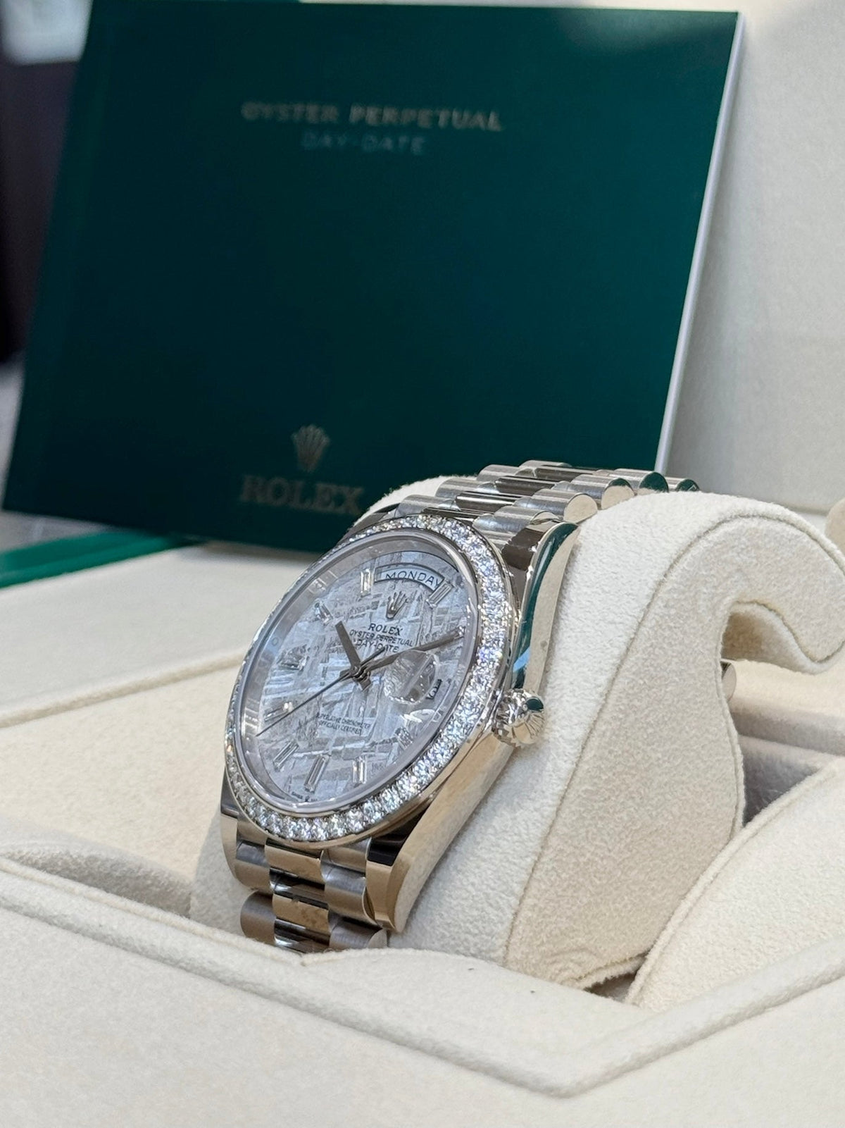 Rolex Day-Date 40 228349RBR Meteorite Dial Watch