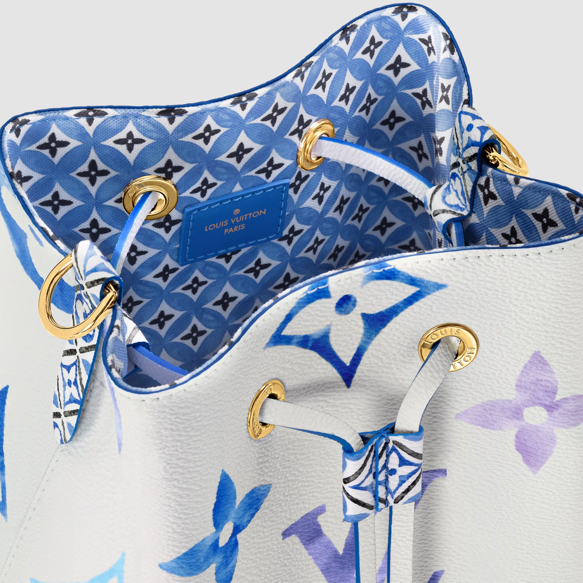 Louis Vuitton LV By The Pool NeoNoe BB Blue Monogram Canvas M22986