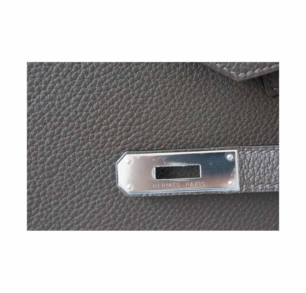Hermes Birkin 35 Ecorce Togo Leather Palladium Hardware