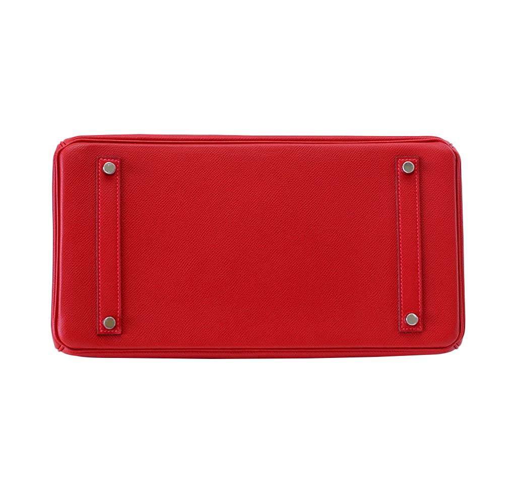 Hermès Birkin 35 Rouge Casaque Epsom Bag PHW
