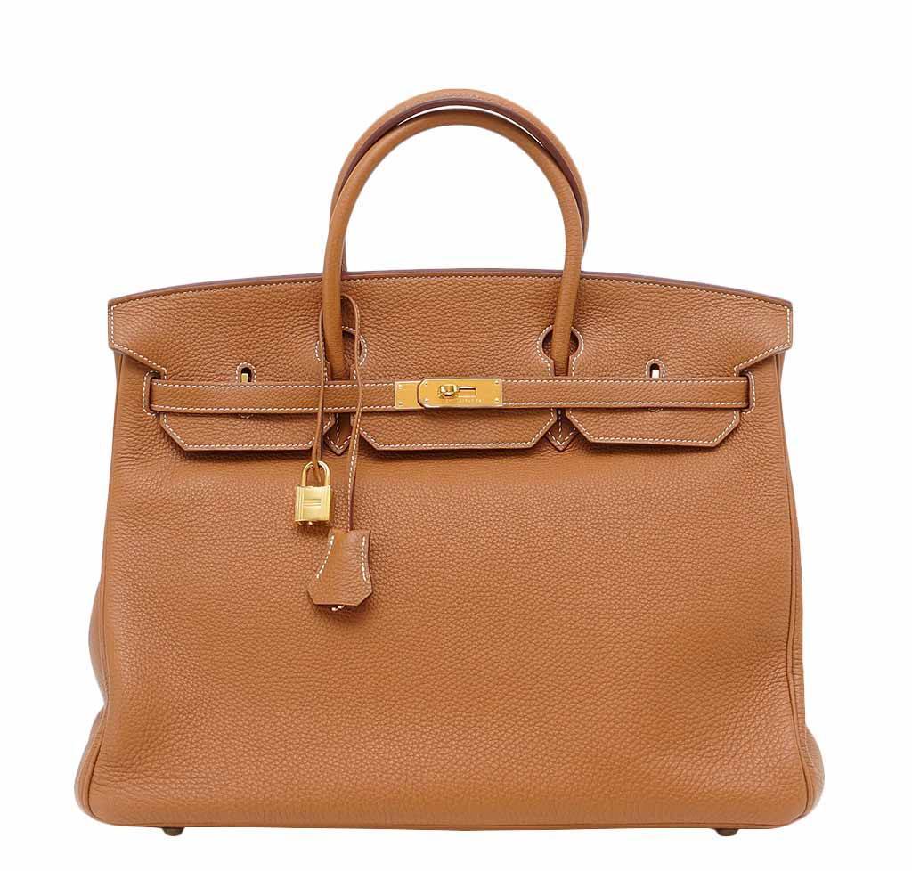 Hermes Birkin 40 Classic Gold Togo Leather Gold Hardware