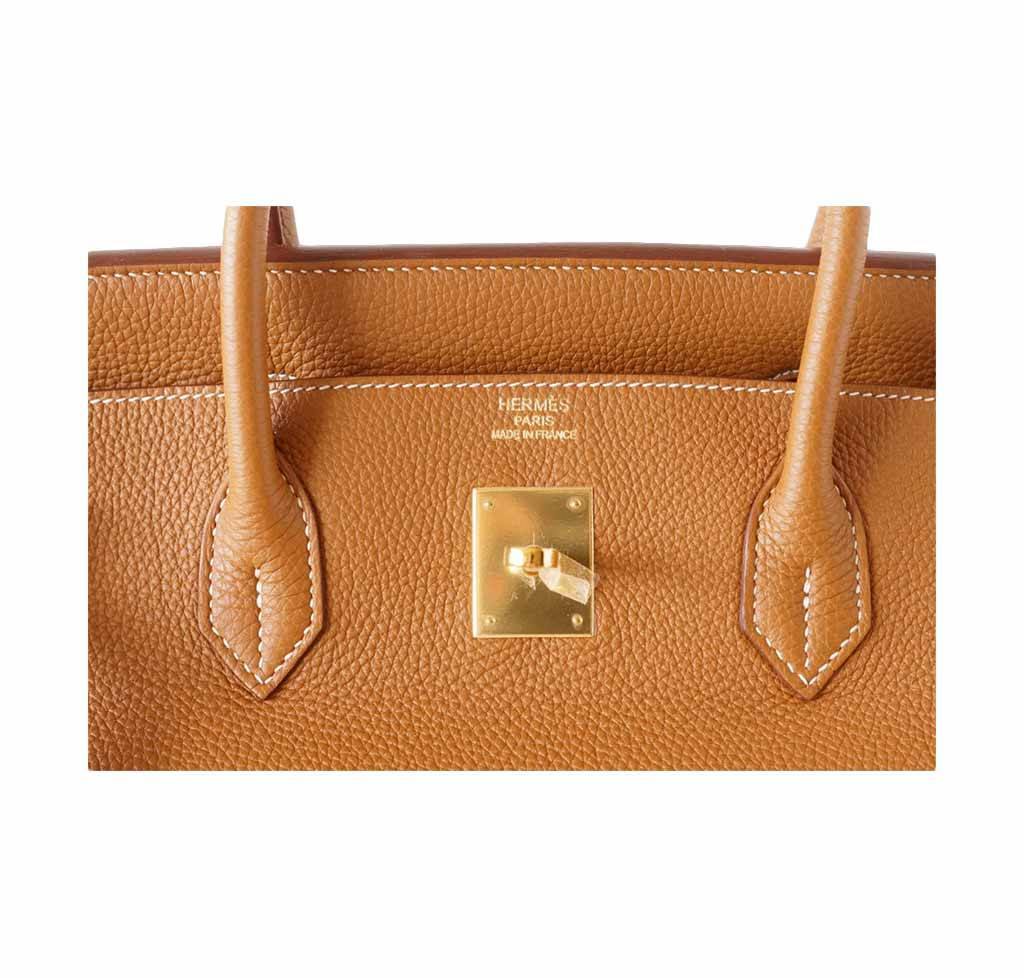 Hermes Birkin 40 Classic Gold Togo Leather Gold Hardware