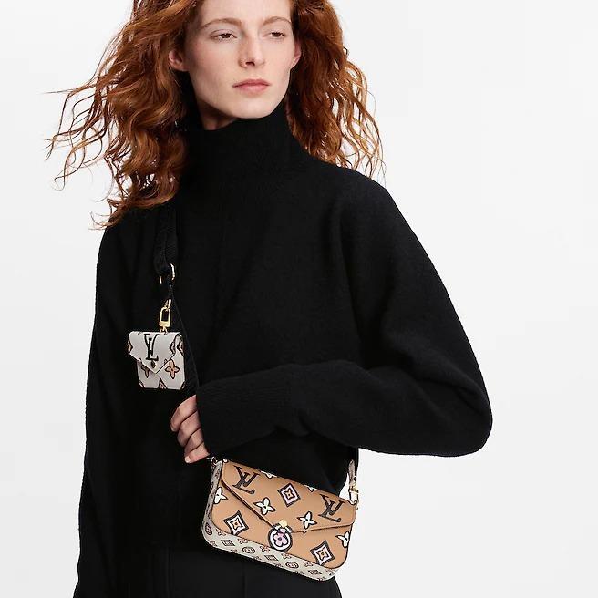 Louis Vuitton Felicie Strap and Go Crossbody Bag – Monogram Canvas
