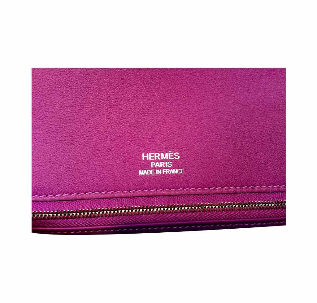 Hermes Birkin 35 Ghillies Anemone Swift Togo Leather Palladium Hardware