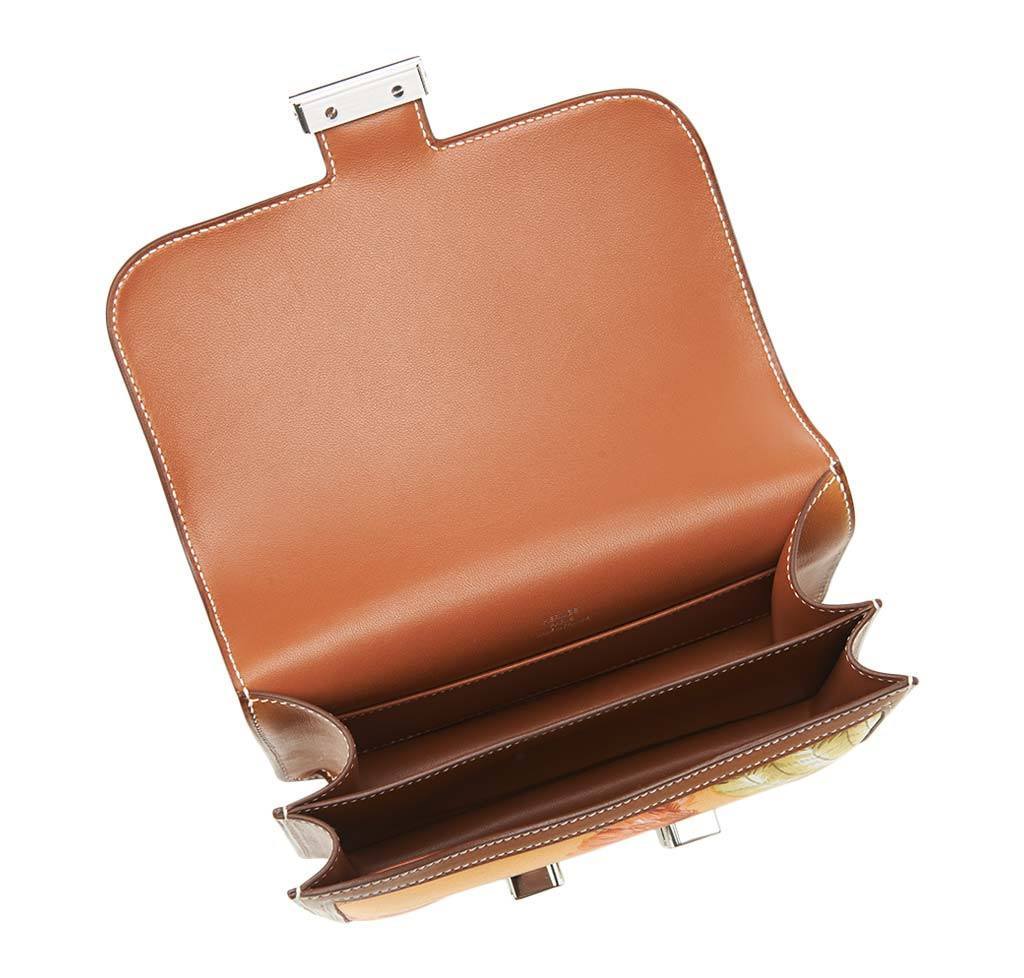 Hermes Constance Mini 18 Brasil Mangue Barenia Silk Swift Leather Palladium Hardware