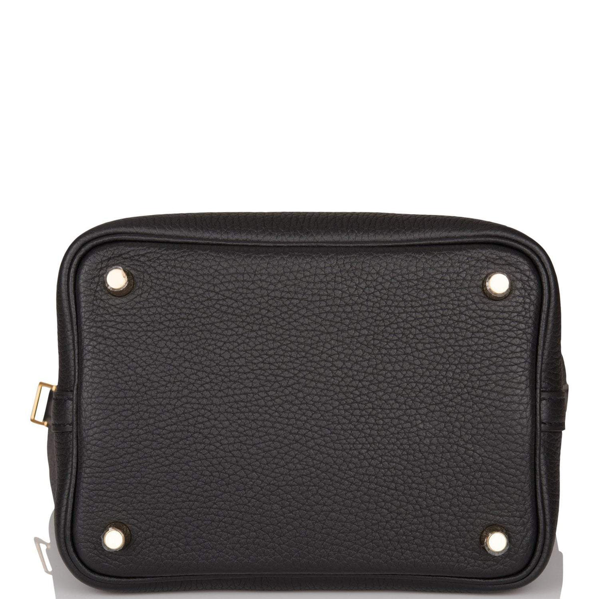 Hermes Picotin Lock 18 cm Black Clemence Leather Gold Hardware