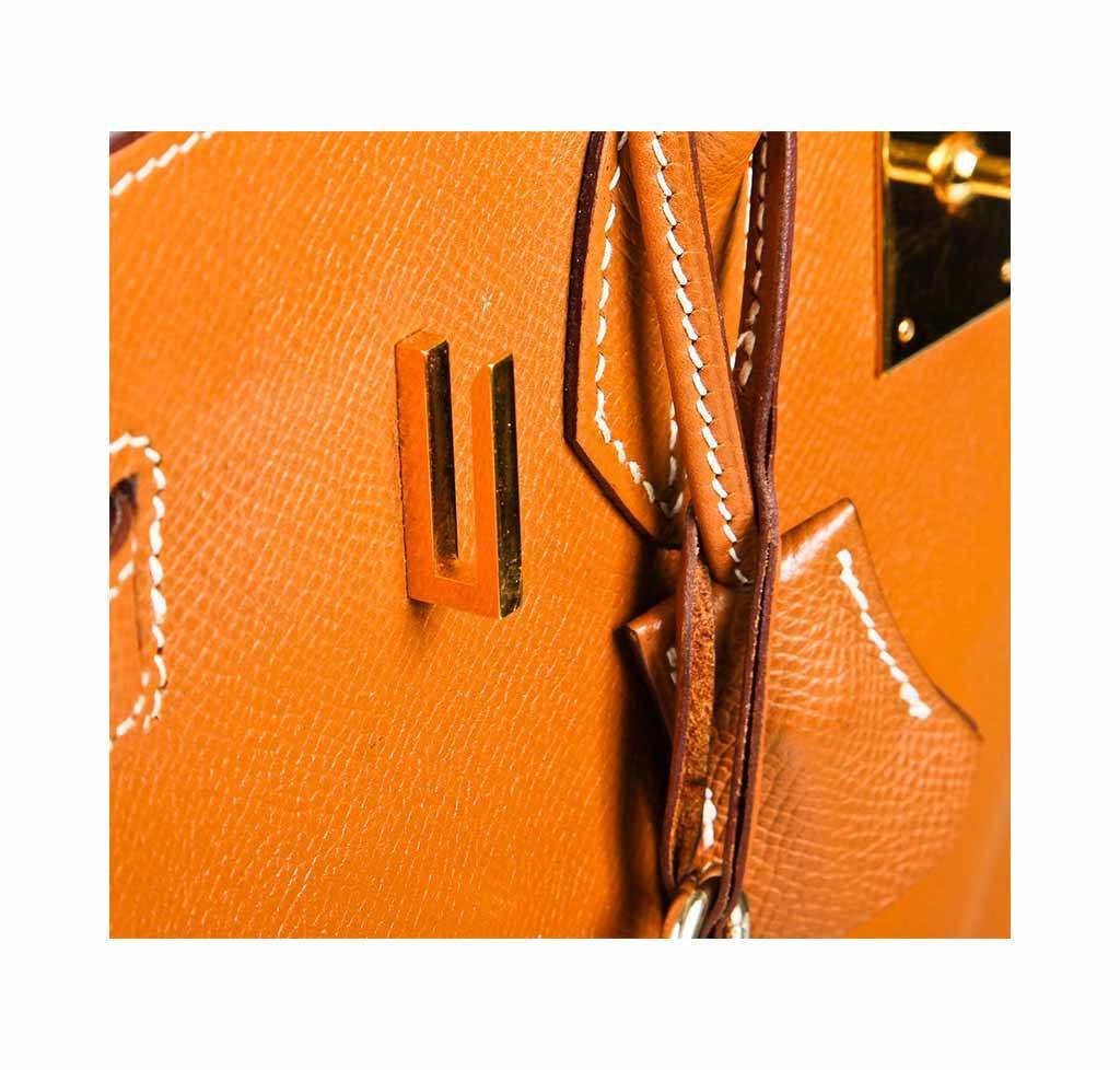 Hermes Birkin 30 Gold Epsom Leather Gold Hardware