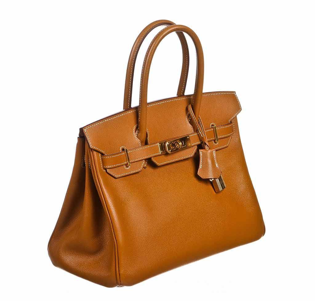 Hermes Birkin 30 Gold Epsom Leather Gold Hardware