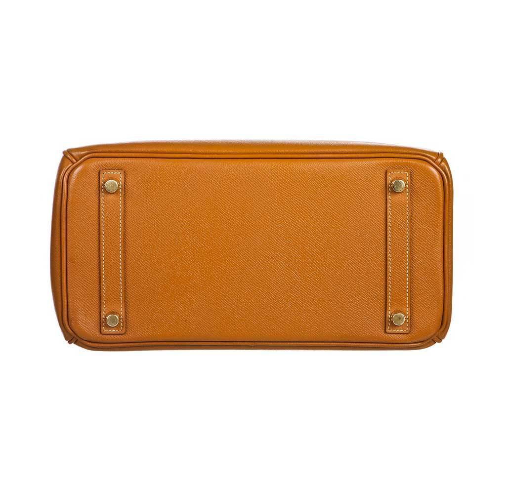 Hermes Birkin 30 Gold Epsom Leather Gold Hardware