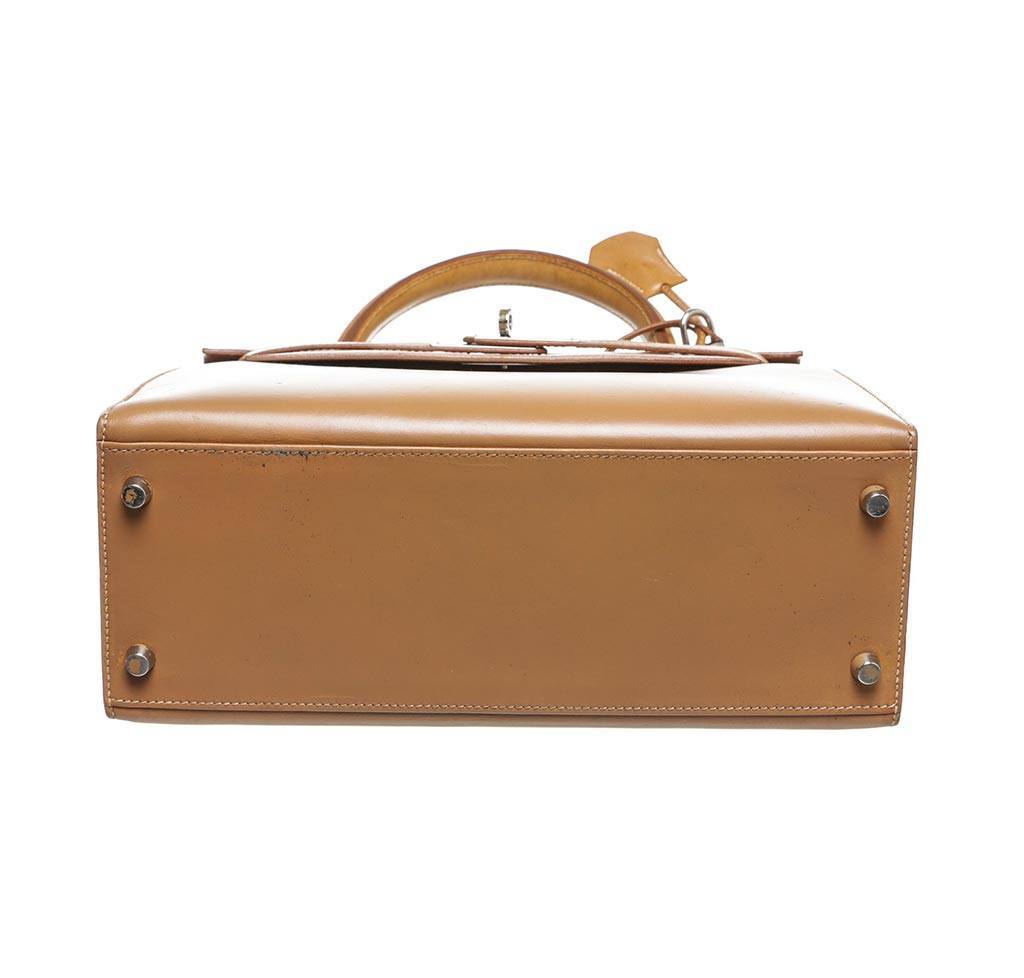 Hermes Kelly 32 Gold Natural Leather Gold Hardware