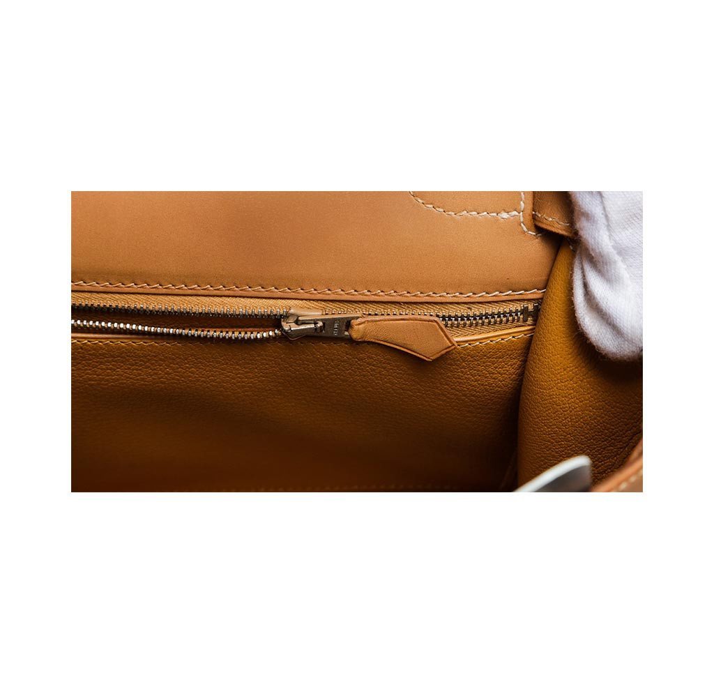 Hermes Kelly 32 Gold Natural Leather Gold Hardware