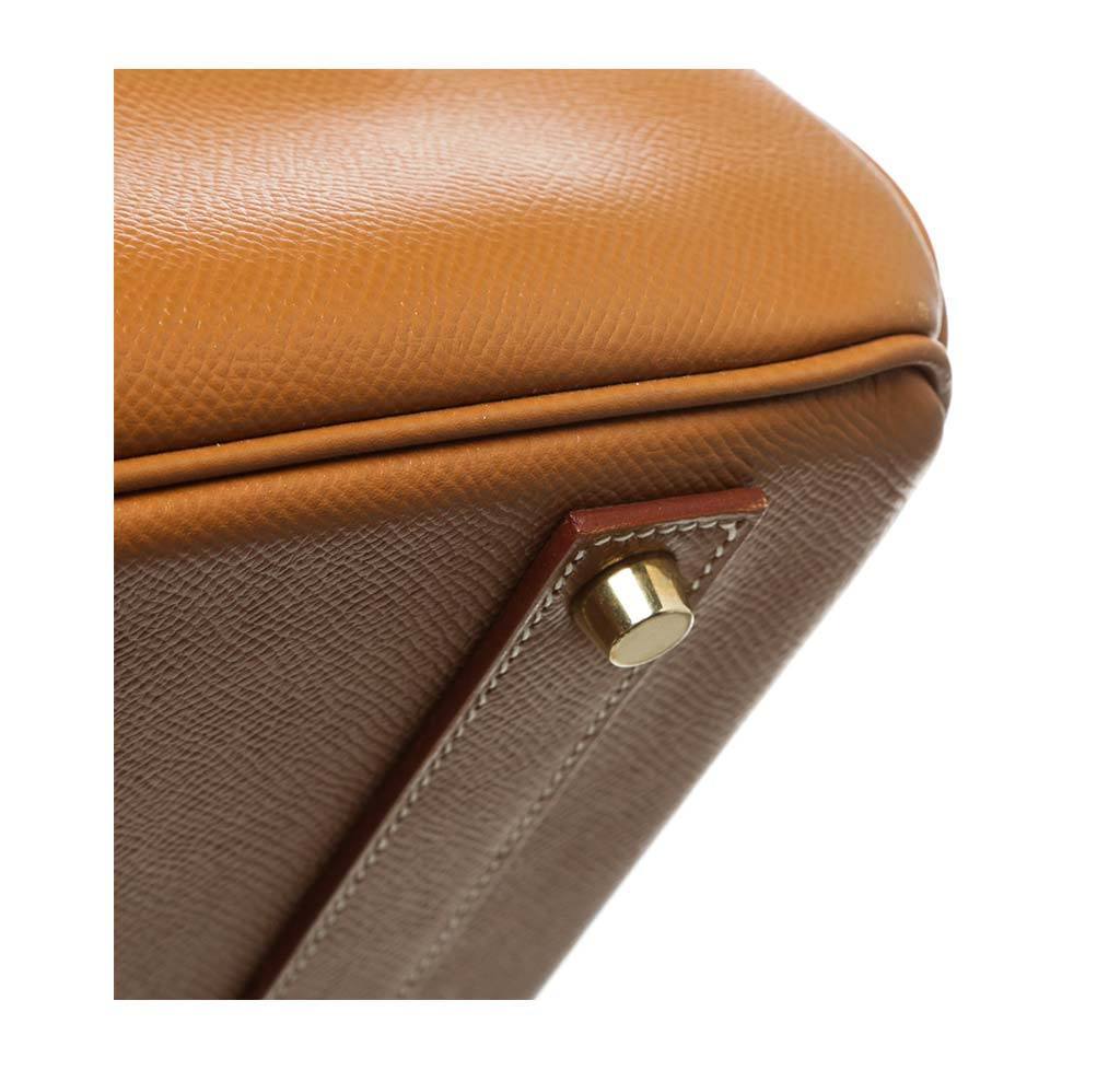 Hermes Birkin 40 Gold Epsom Leather Gold Hardware