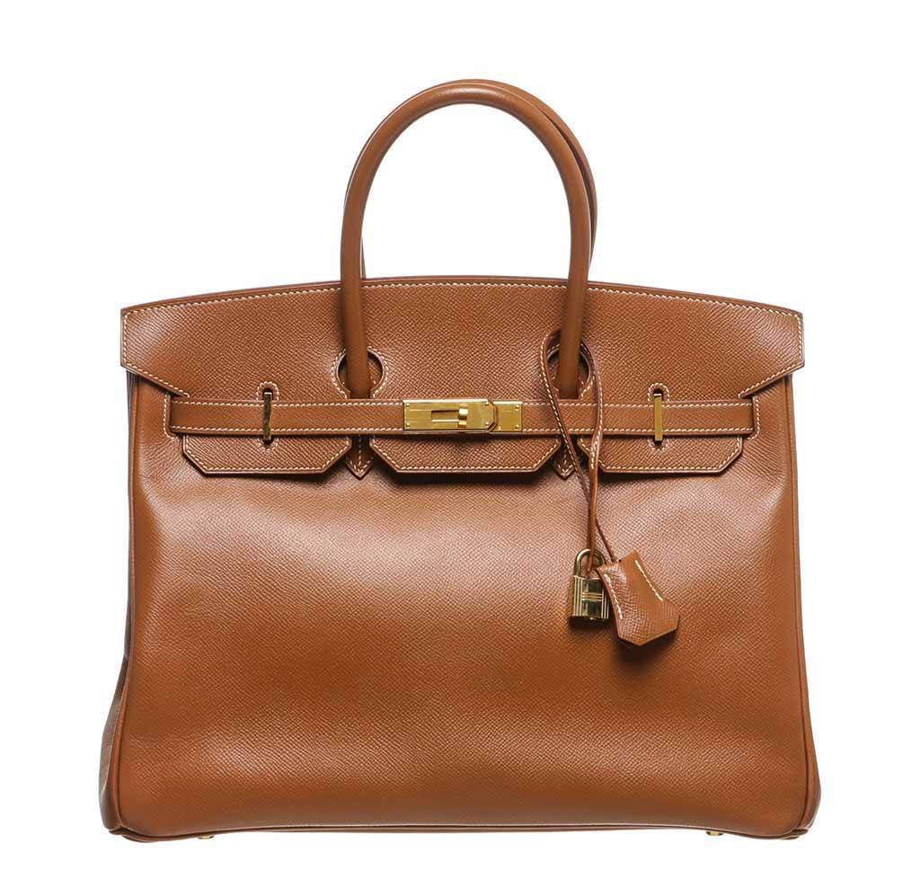 Hermes Birkin 35 Gold Epsom Leather Gold Hardware
