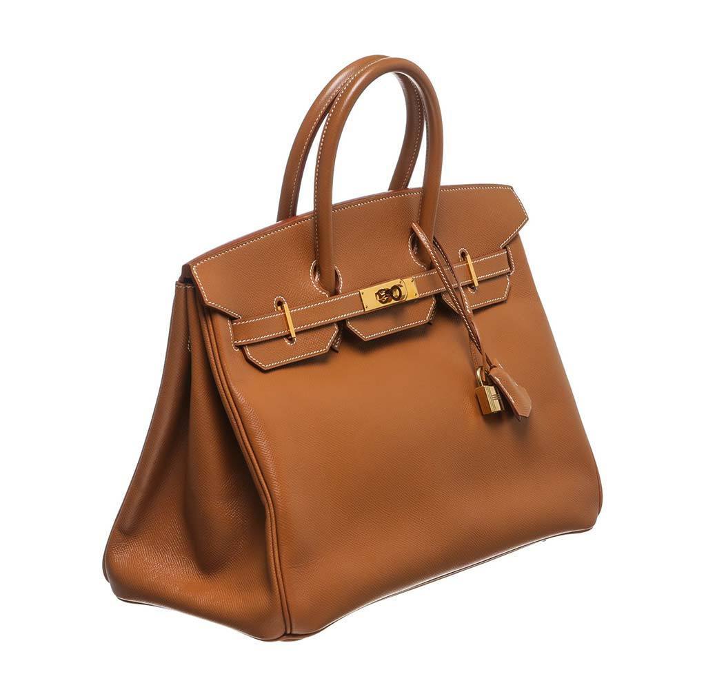 Hermes Birkin 35 Gold Epsom Leather Gold Hardware