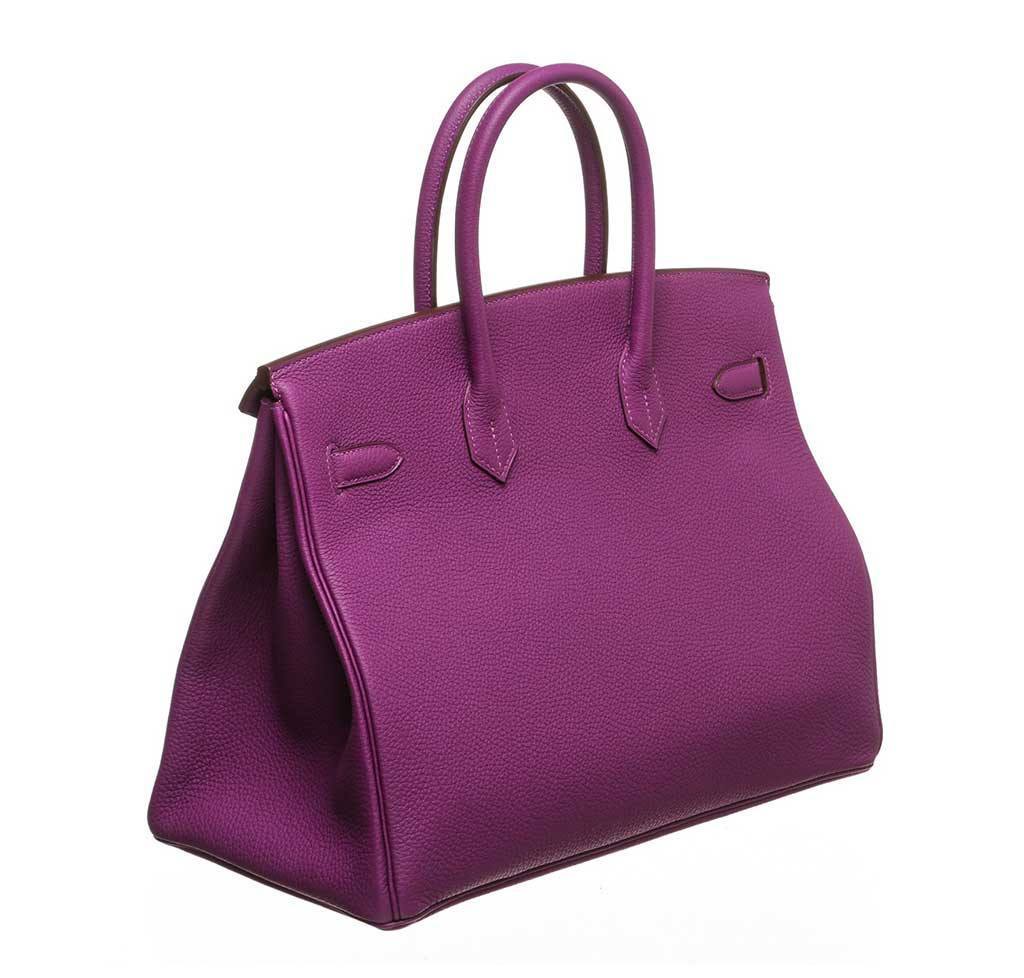 Hermès Birkin 35 Anemone Bag PHW