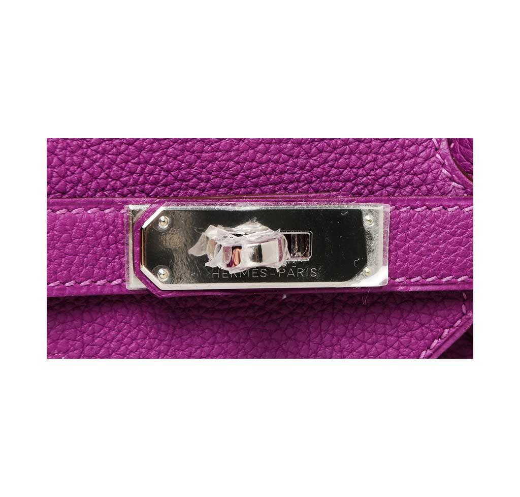 Hermès Birkin 35 Anemone Bag PHW