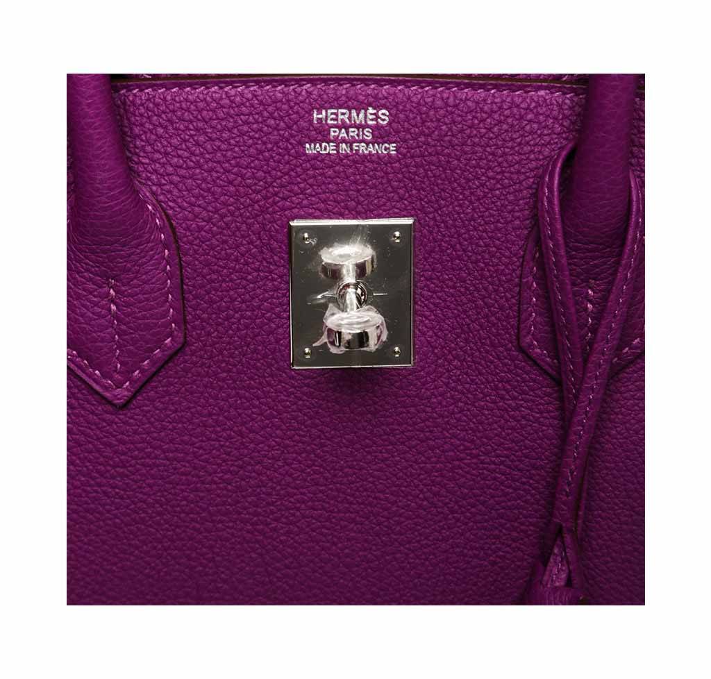 Hermès Birkin 35 Anemone Bag PHW