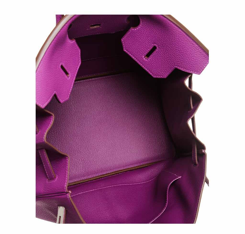 Hermès Birkin 35 Anemone Bag PHW
