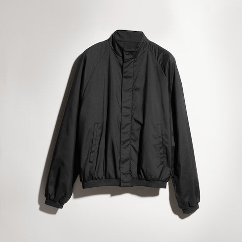 Lightweight nylon padded jacket - black